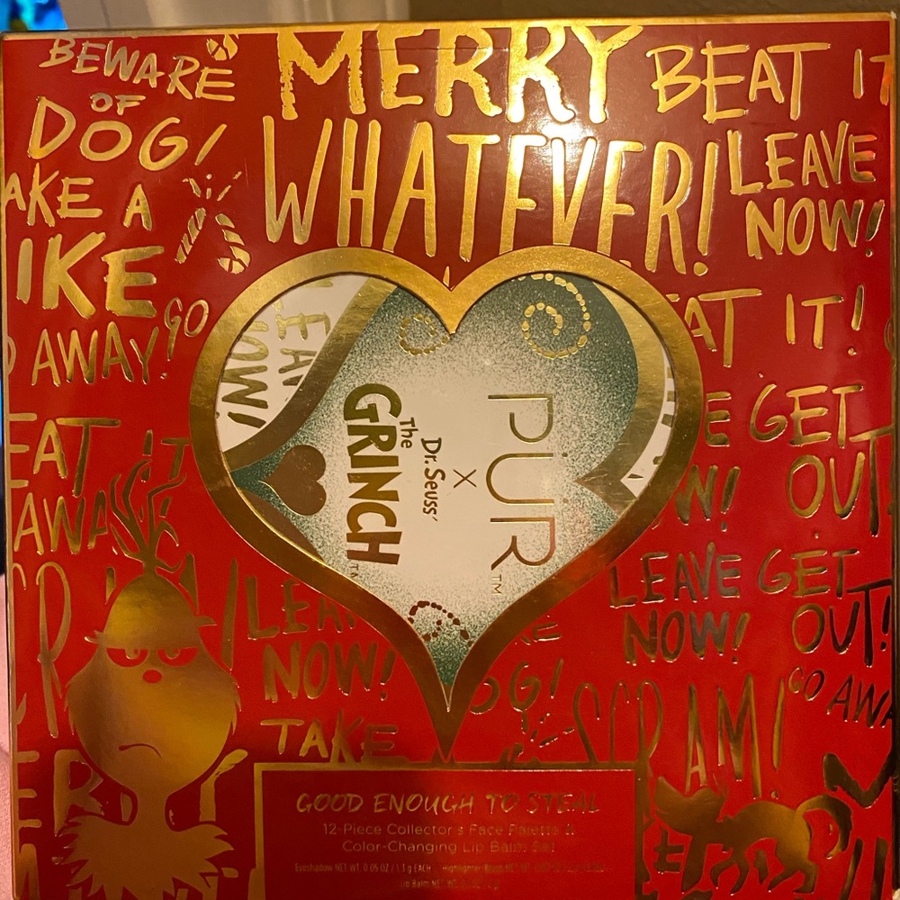 Brand new grinch make up Pur